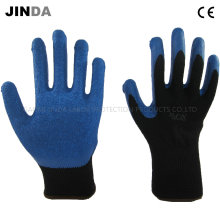 Crinkle Latex Coated Industiral Labor Protective Safety Work Gloves (LS004)